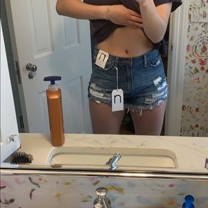 Jean shorts